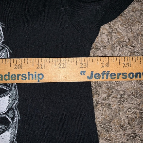 Y2K Grunge Skeleton Graphic Shirt - Picture 3 of 4